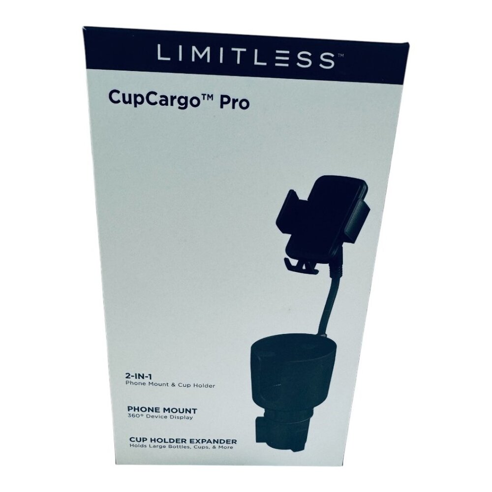 CupCargo CupCargo Pro – 2-In-1 Cup Holder Expander With 360° Phone Mount (NWT)